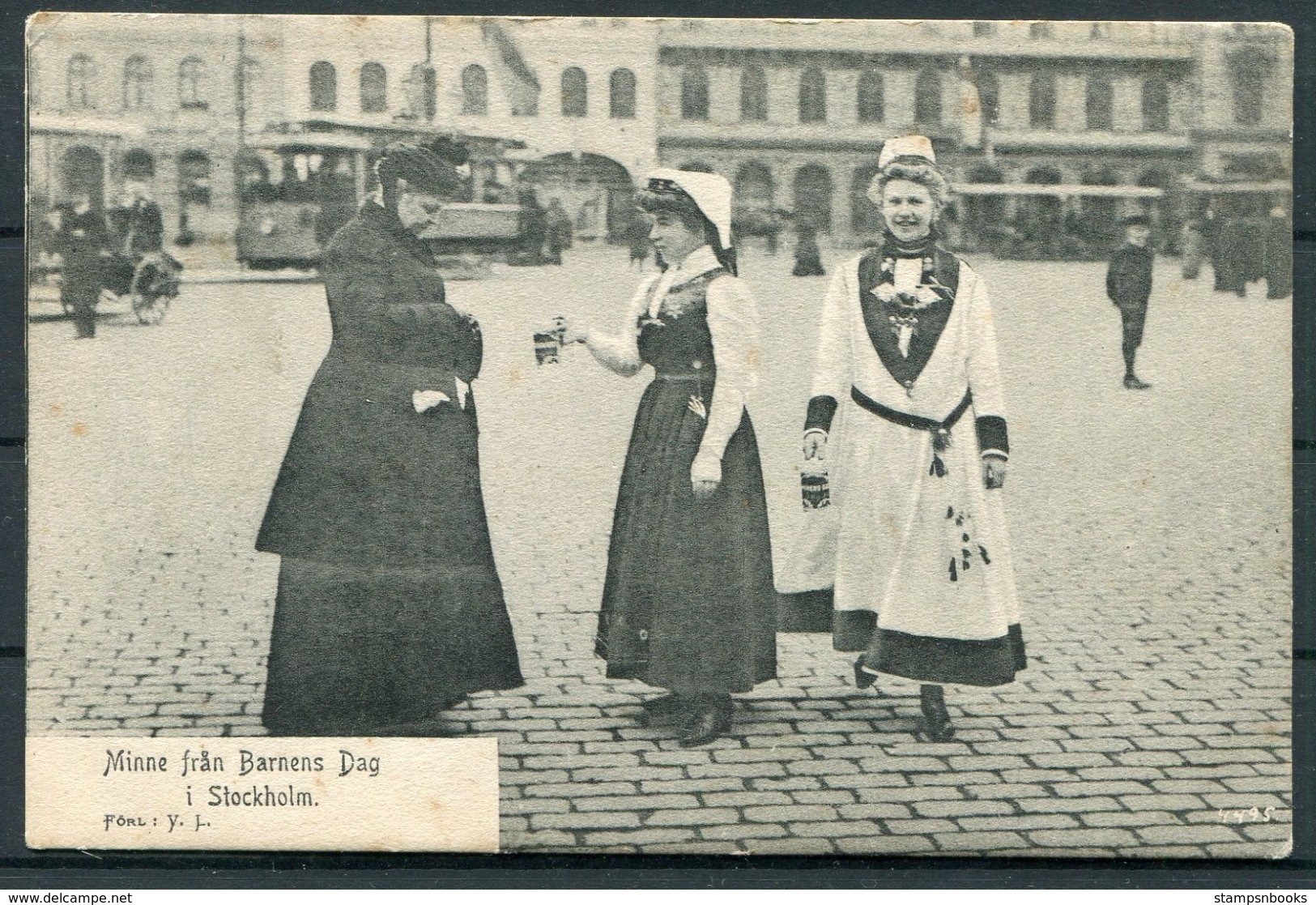 Sweden Barnens Dag Parade Stockholm Postcard. - Suecia