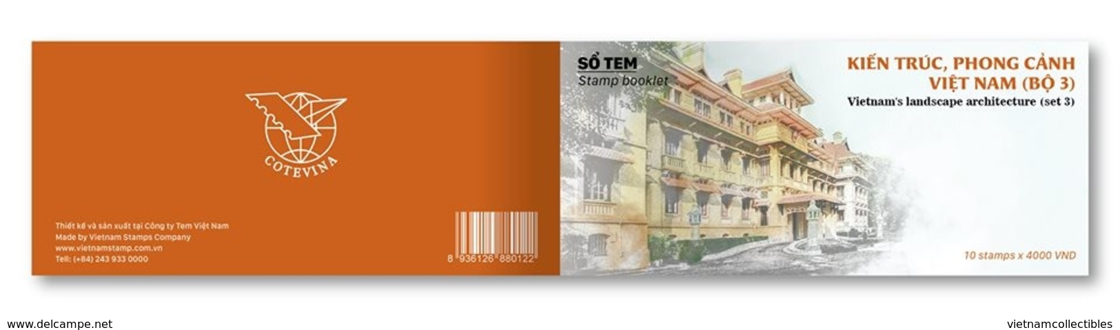 Viet Nam Vietnam Booklet Issued On 1st Nov 2019 : Vietnamese Architecture (Ms1116) / - Vietnam