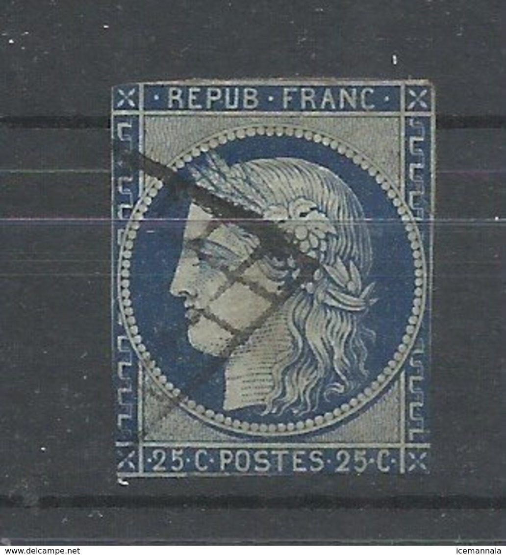 FRANCIA  YVERT 4 - 1849-1850 Cérès