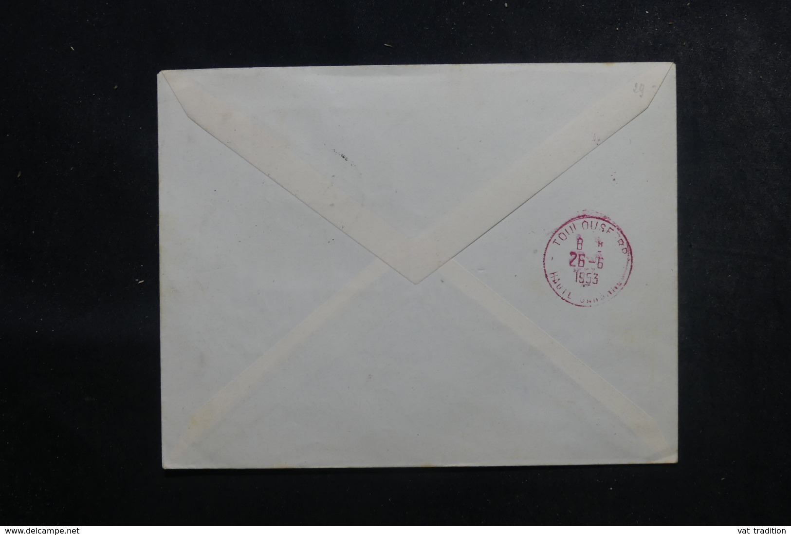 ALGÉRIE - Enveloppe 1er Vol Philippeville / France En 1953, Affranchissement Plaisant - L 45901 - Briefe U. Dokumente