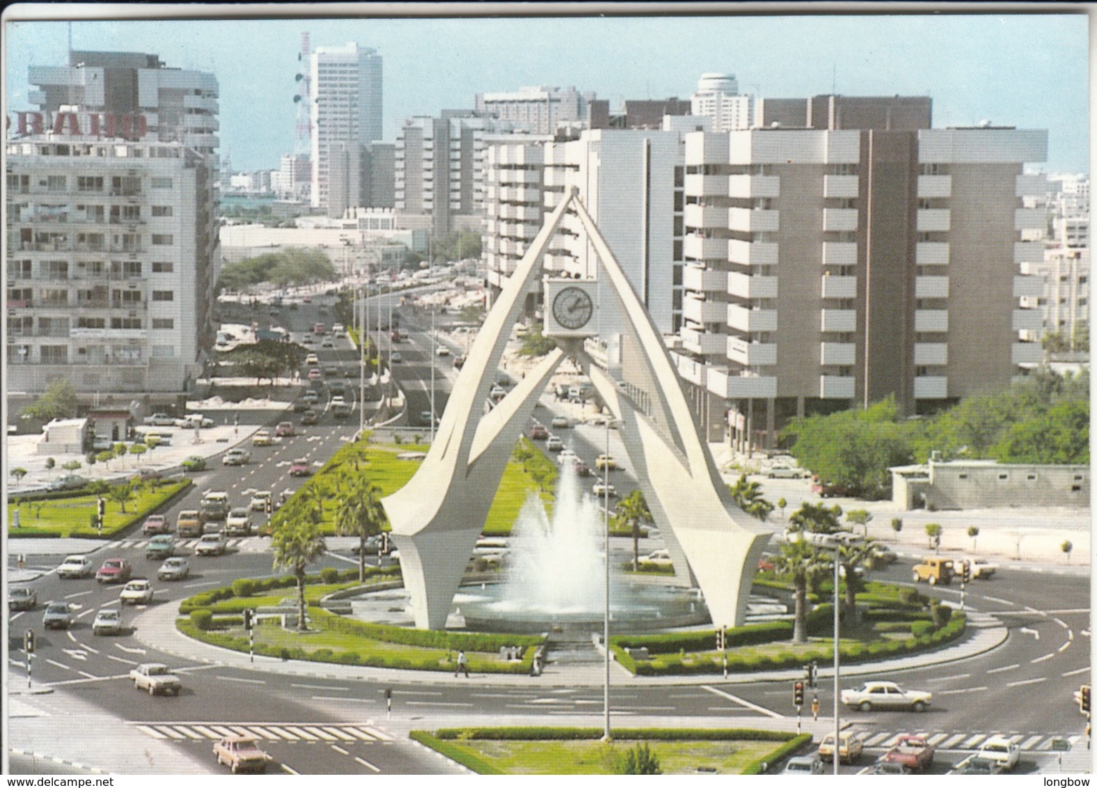 Dubai Clock Tower , U.A.E. - Verenigde Arabische Emiraten