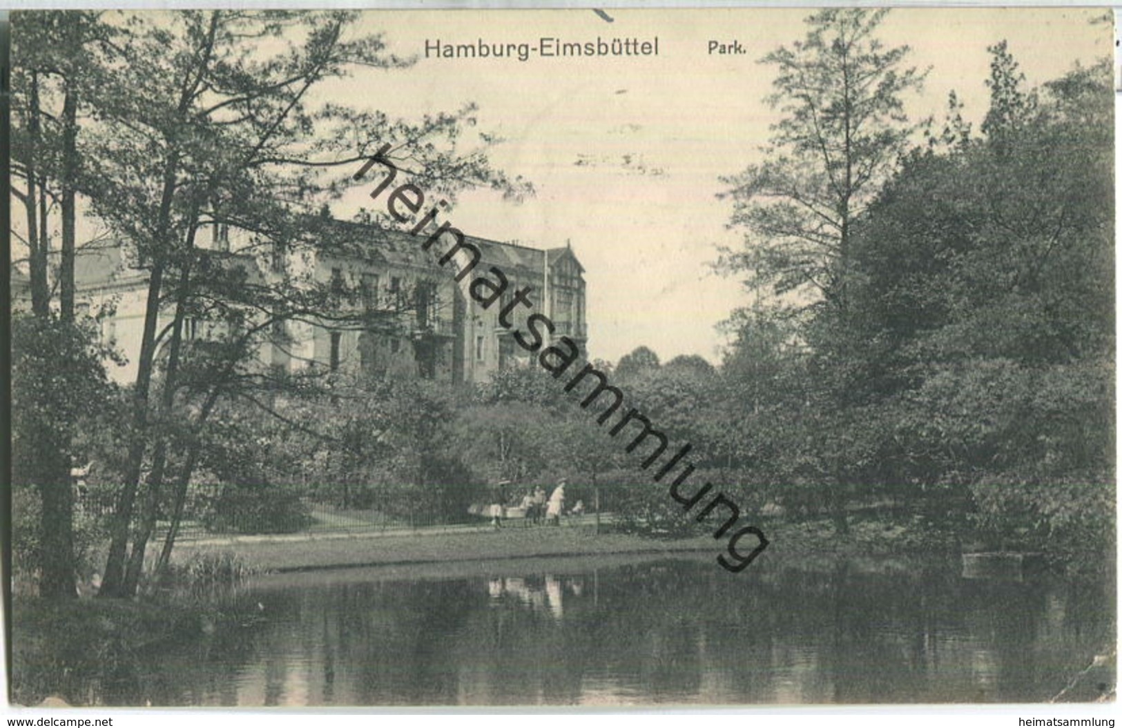 Hamburg-Eimsbüttel - Eimsbütteler Park - Verlag A. Büttner Hamburg - Eimsbuettel