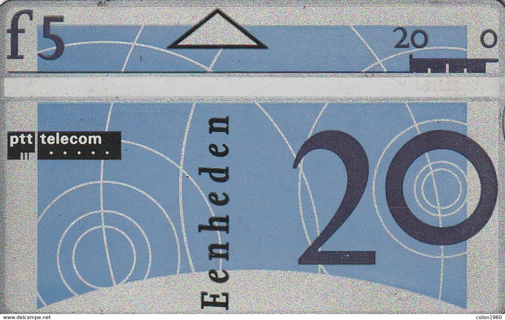 HOLANDA. Circles (thin Card). 1993. D021A - (301B). (132) - Openbaar