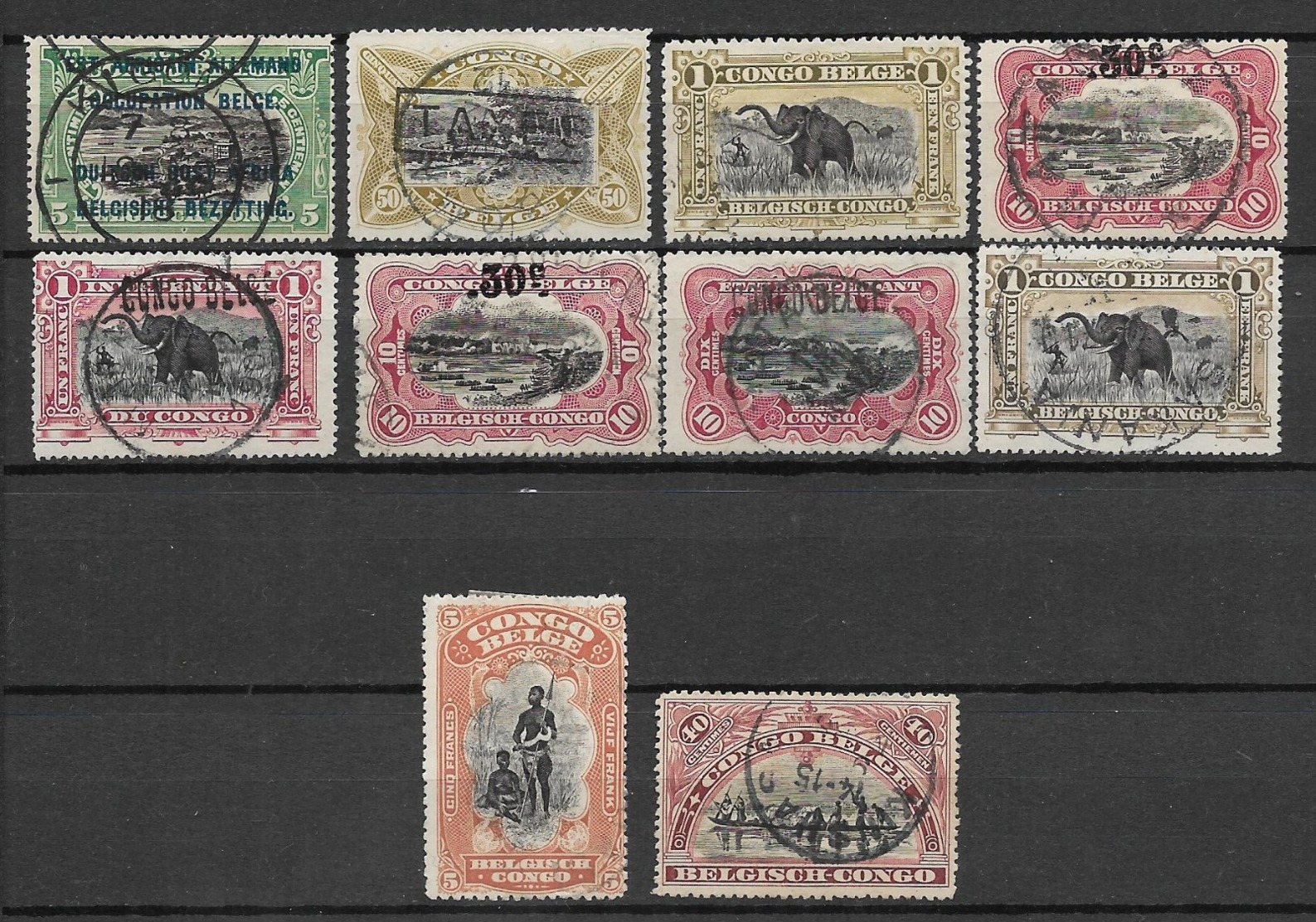 Congo Belgian - Lot Of Stamps - Colecciones