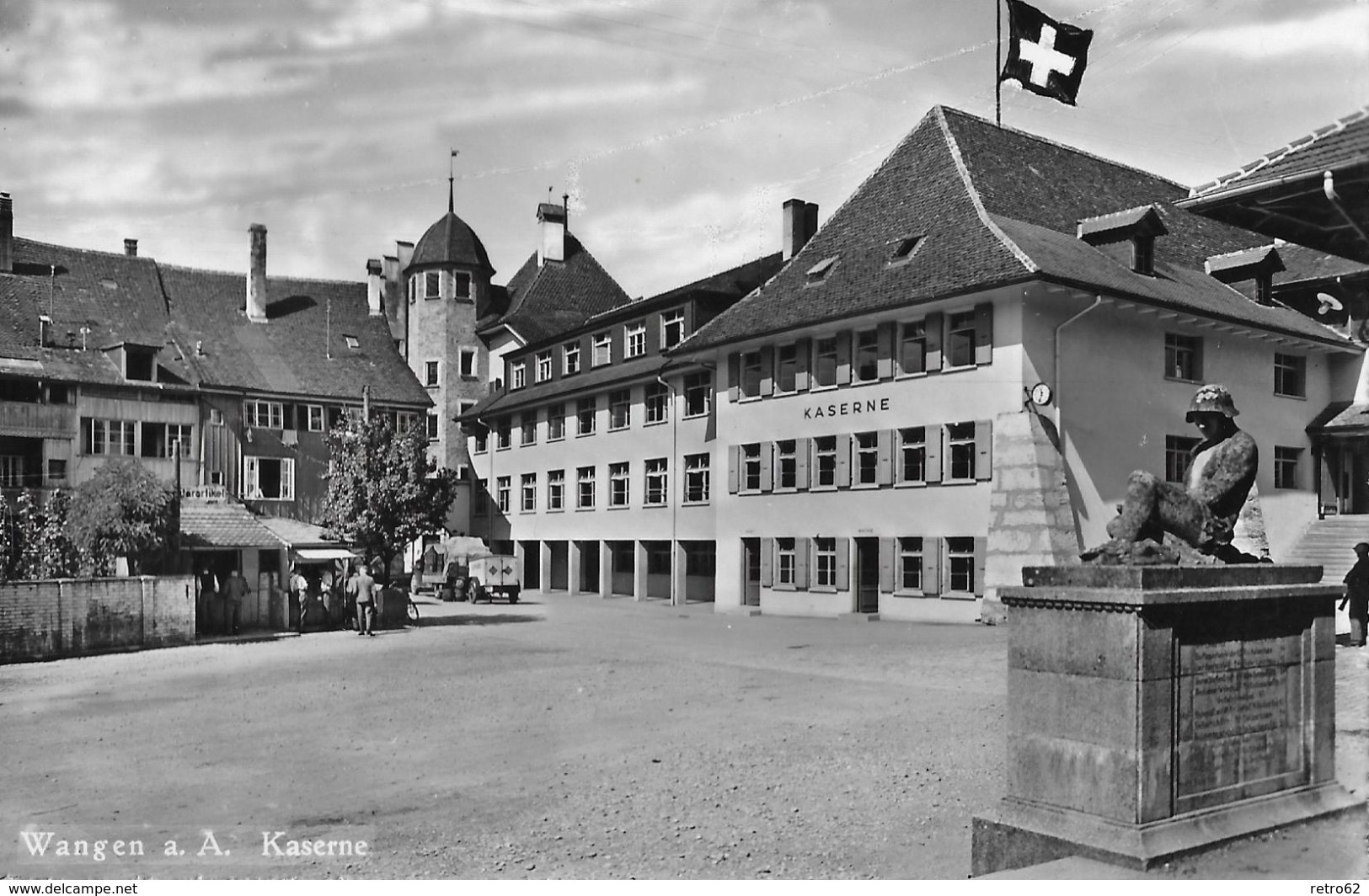 WANGEN → An Der Aare Mit Dem Kasernenplatz Anno 1948 - Wangen An Der Aare