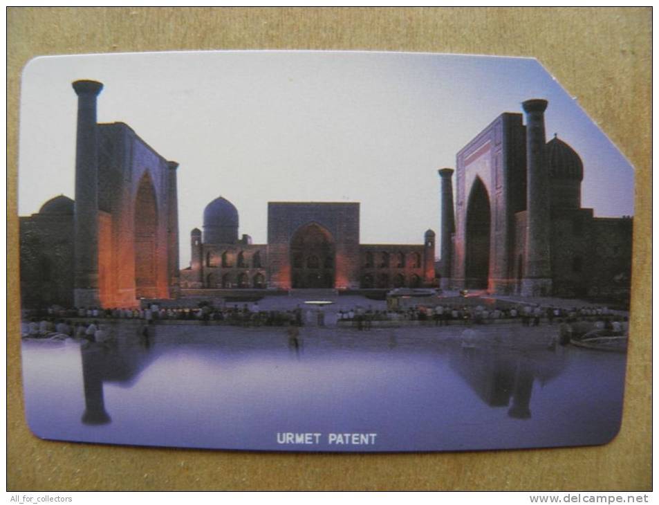 MOSQUE Urmet Magnetic Phone Card From UZBEKISTAN 25un. Carte Karte Toshkent Taksofoni - Uzbekistan