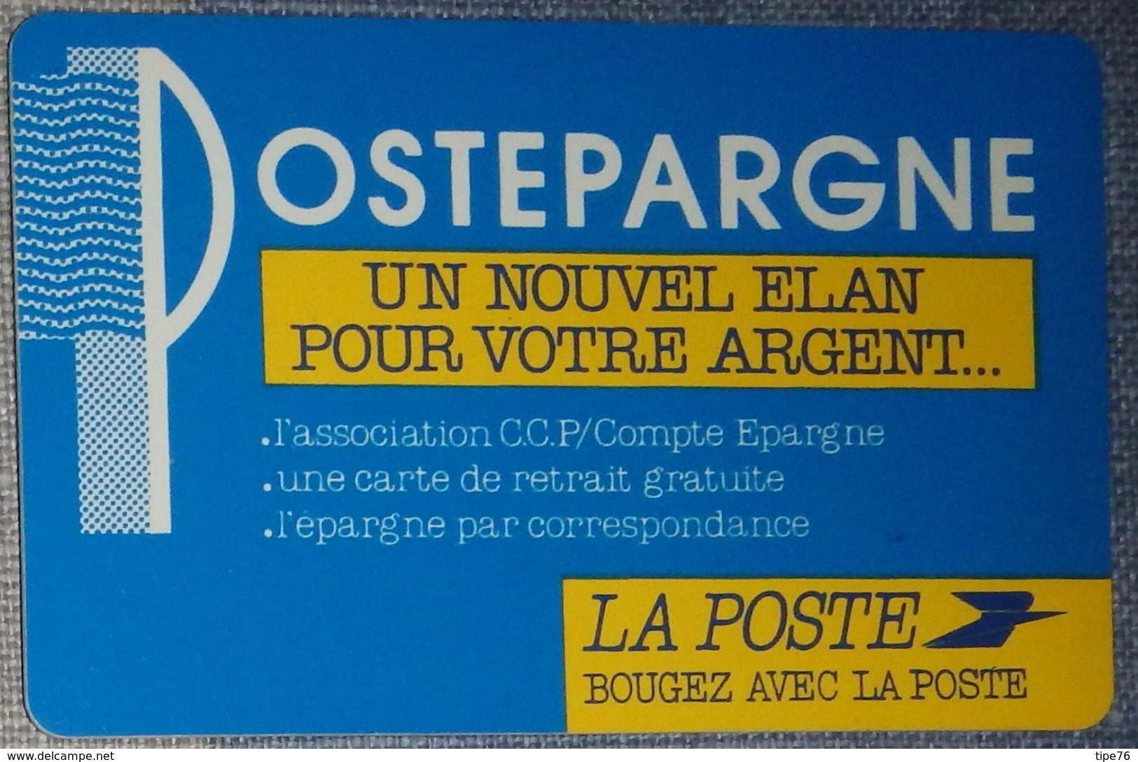 Petit Calendrier De Poche 1989 Bougez Avec La Poste  Postépargne - Formatcarte Bleue - Petit Format : 1981-90