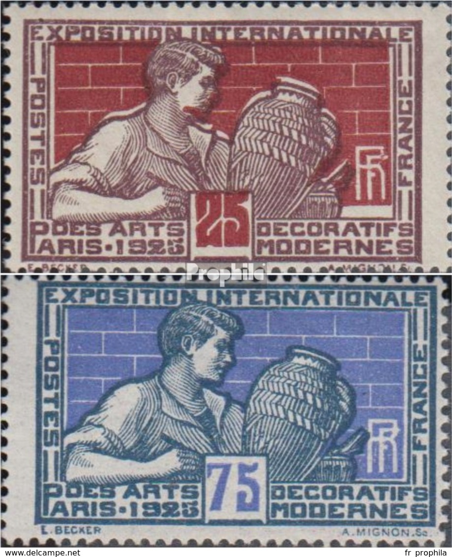 France 174-175 (complète.Edition.) Avec Charnière 1924 Arts - Neufs