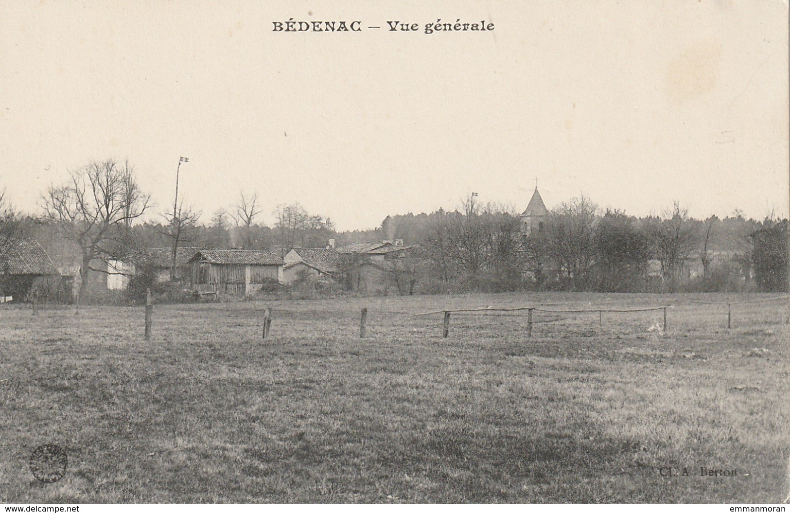 Bédenac (charente Inférieure) - Vue Générale - Altri & Non Classificati