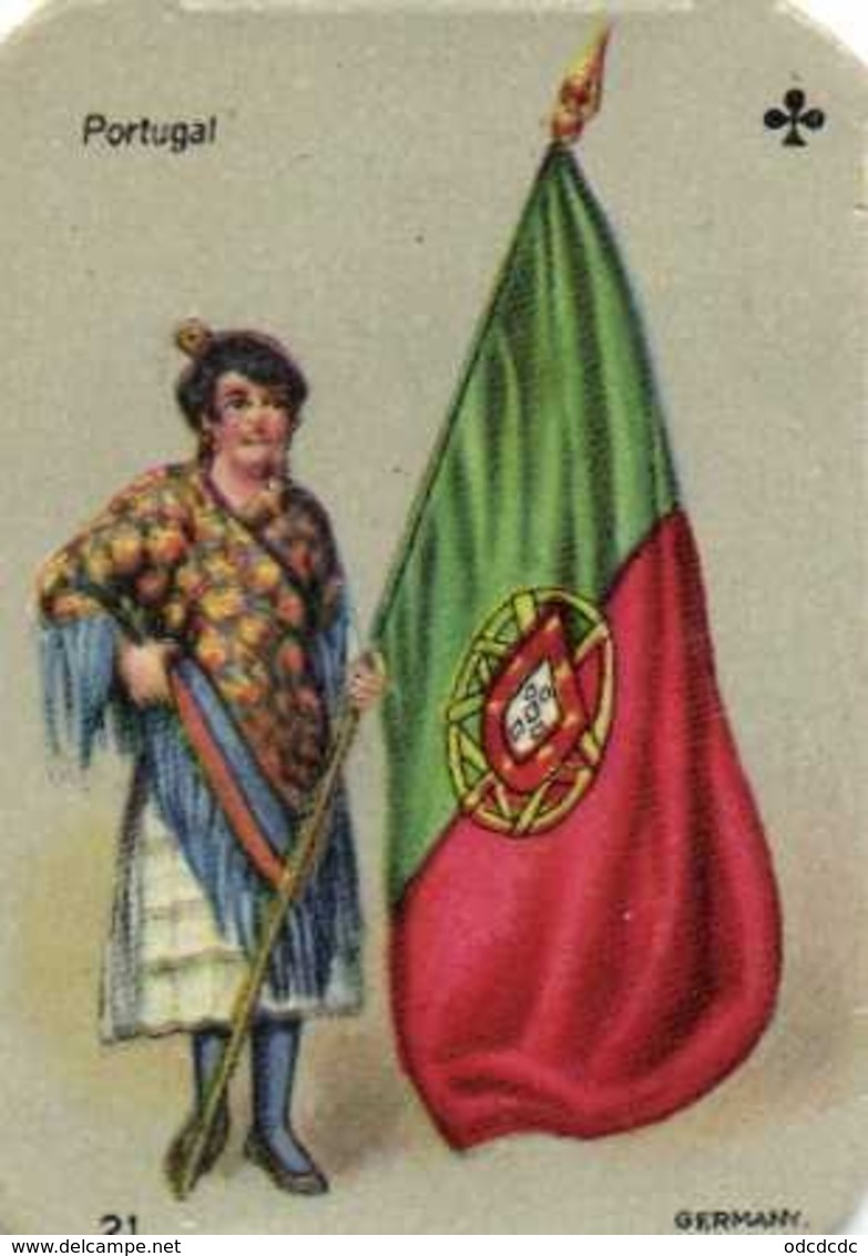 Chromo Chicorée MOKTA WILLOT à Sablé S/Sarthe Drapeau Porte Drapeau Portugal RV - Tee & Kaffee