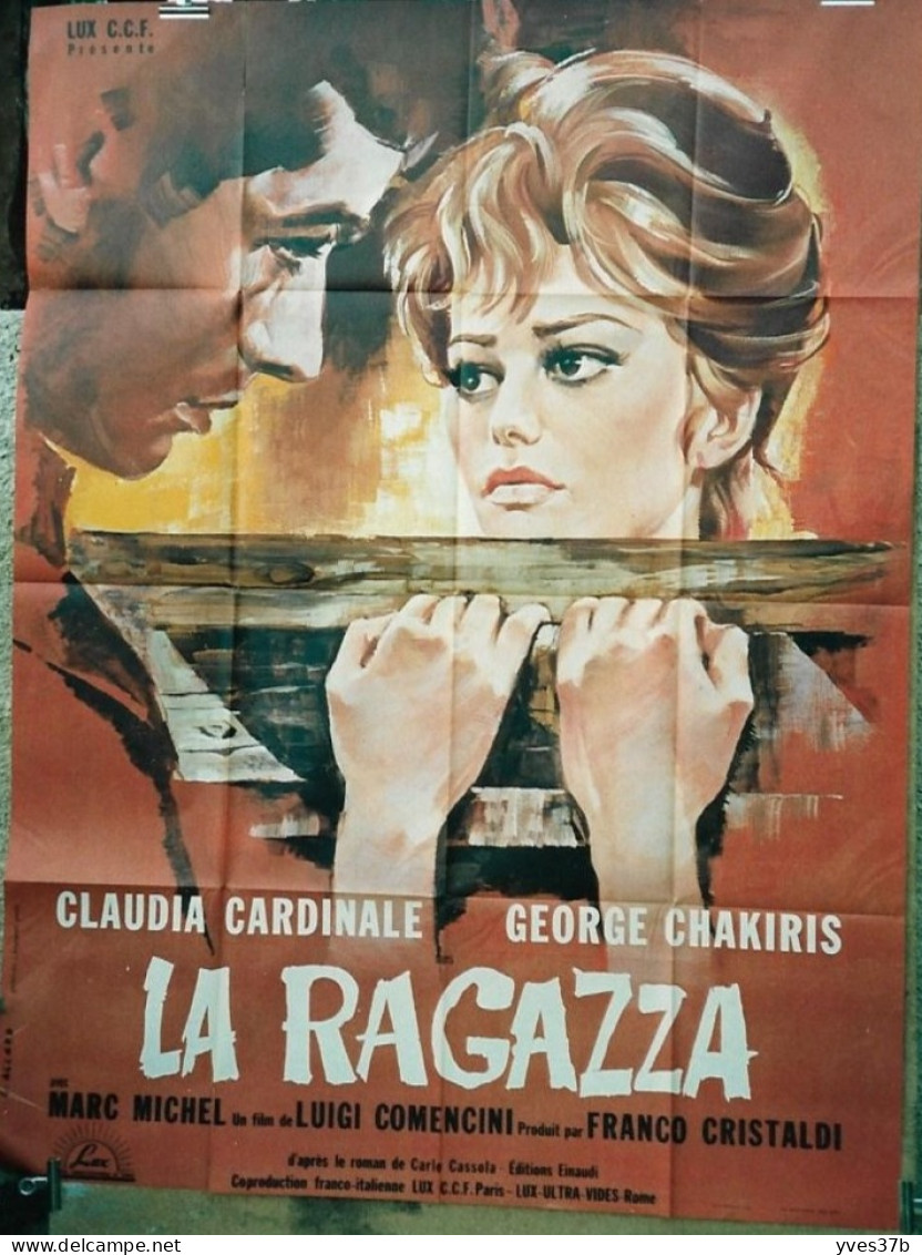 "La Ragazza" Claudia Cardinale, George Chakiris..1964 - Affiche 120x160 -TTB - Affiches & Posters