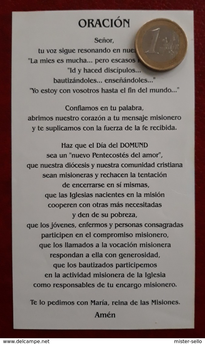 19 DE OCTUBRE DOMUND. ORACIÓN. - Religión & Esoterismo