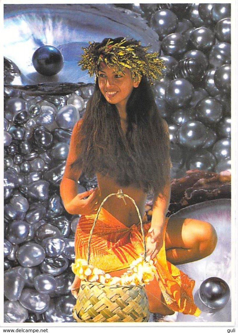 Polynésie Française-La Femme Et La Perle Noire (1)(perles Coquillage Shell Nue)(PhotoTeva Sylvain 968 Tahiti @PRIX  FIXE - Polynésie Française