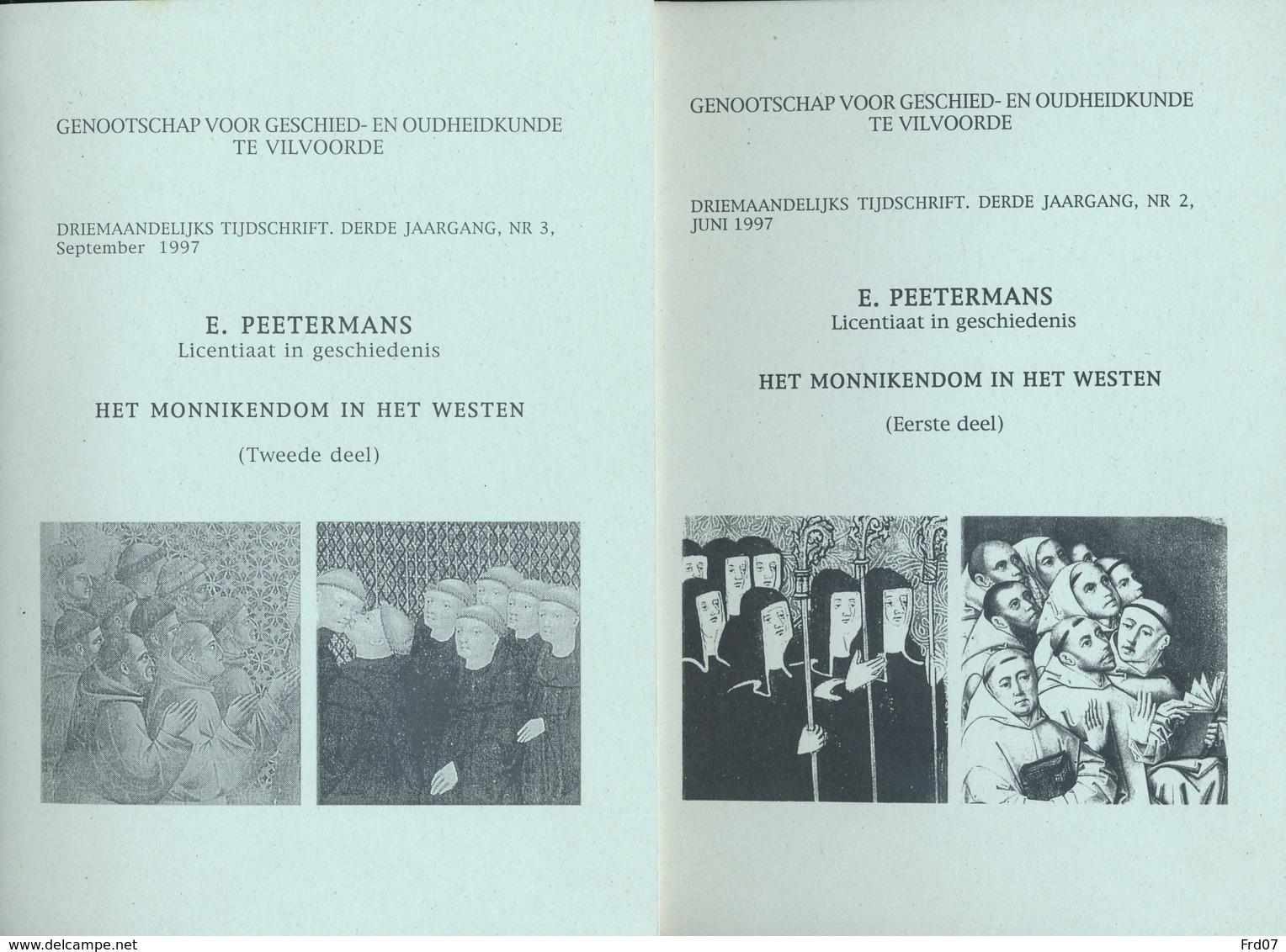 Het Monnikendom In Het Westen - - 2 Delen – E. Peetermans - Geschiedenis