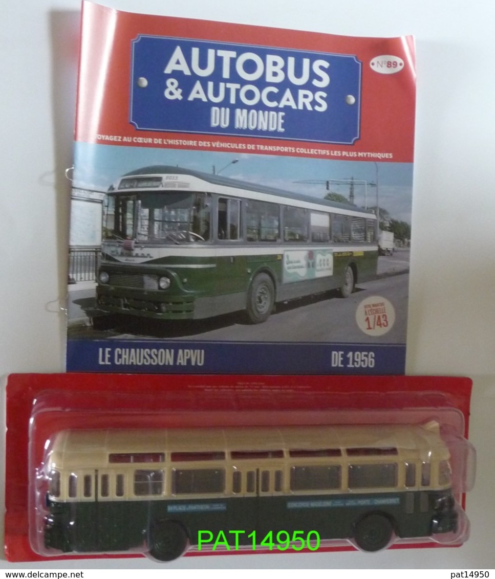 AUTOCAR BUS AUTOBUS CHAUSSON APVU De 1956 RATP Ligne 84 Publicités SAMOS 99 & CHANTELLE - Ixo