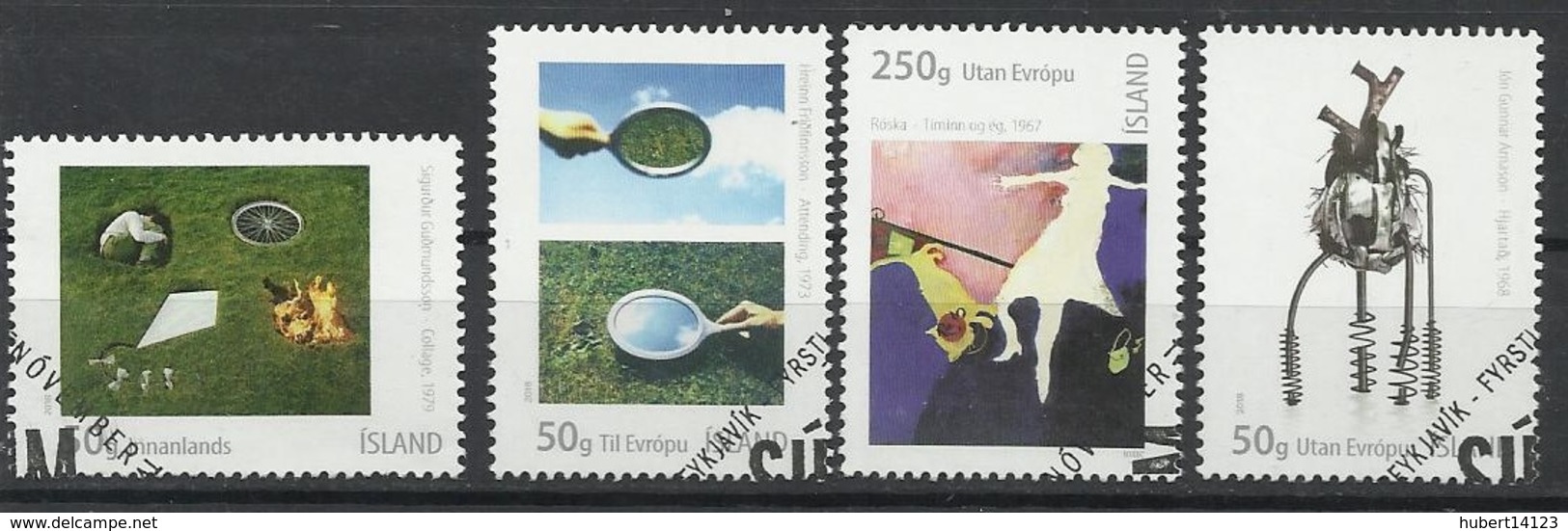 ISLANDE N° 1495 à 1498 Oblitérés De 2018 - Used Stamps