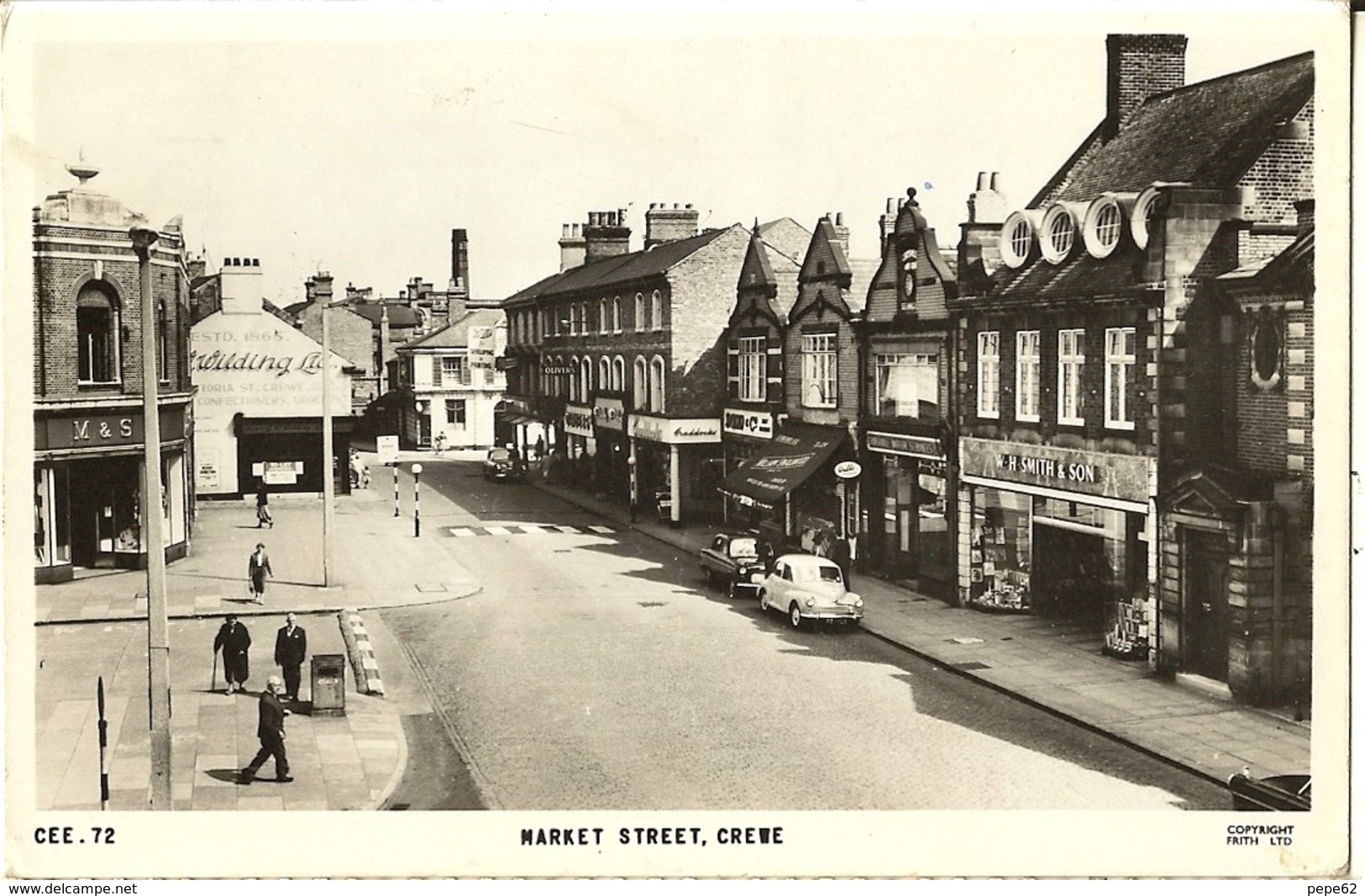 Crewe-market Street- Crewe-cpsm - Autres & Non Classés