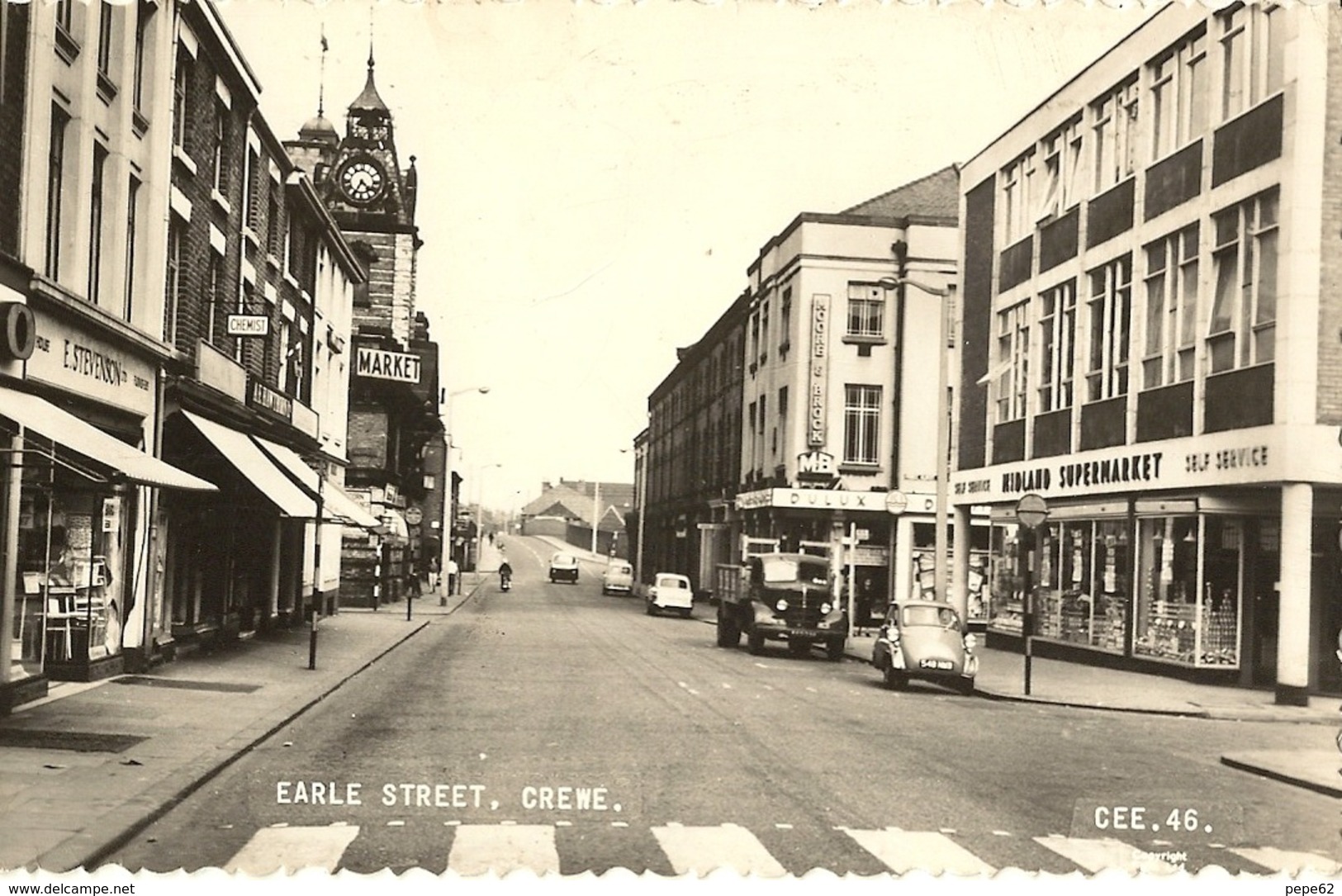 Crewe-earle  Street- Crewe-cpsm - Autres & Non Classés