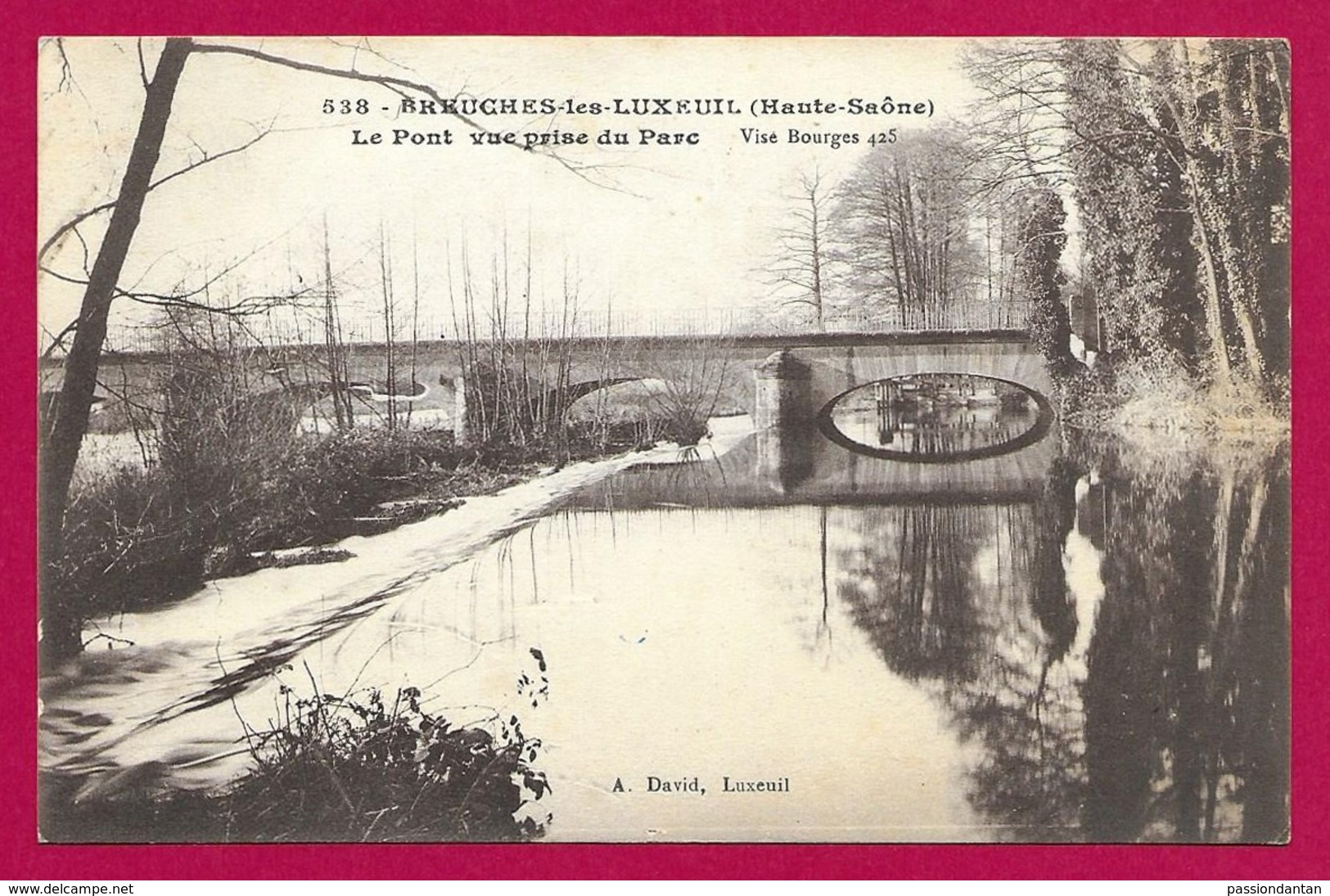 CPA Breuches Les Luxeuil - Le Pont - Vue Prise Du Parc - Autres & Non Classés