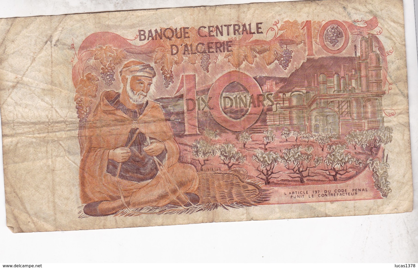 ALGERIE / 10 DINARS 1970 - Algeria