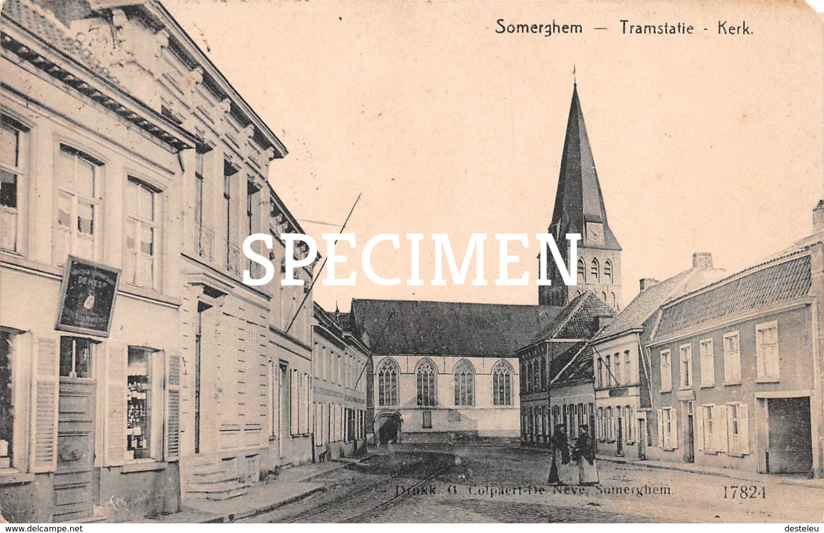 Tramstatie - Kerk - Zomergem - Zomergem