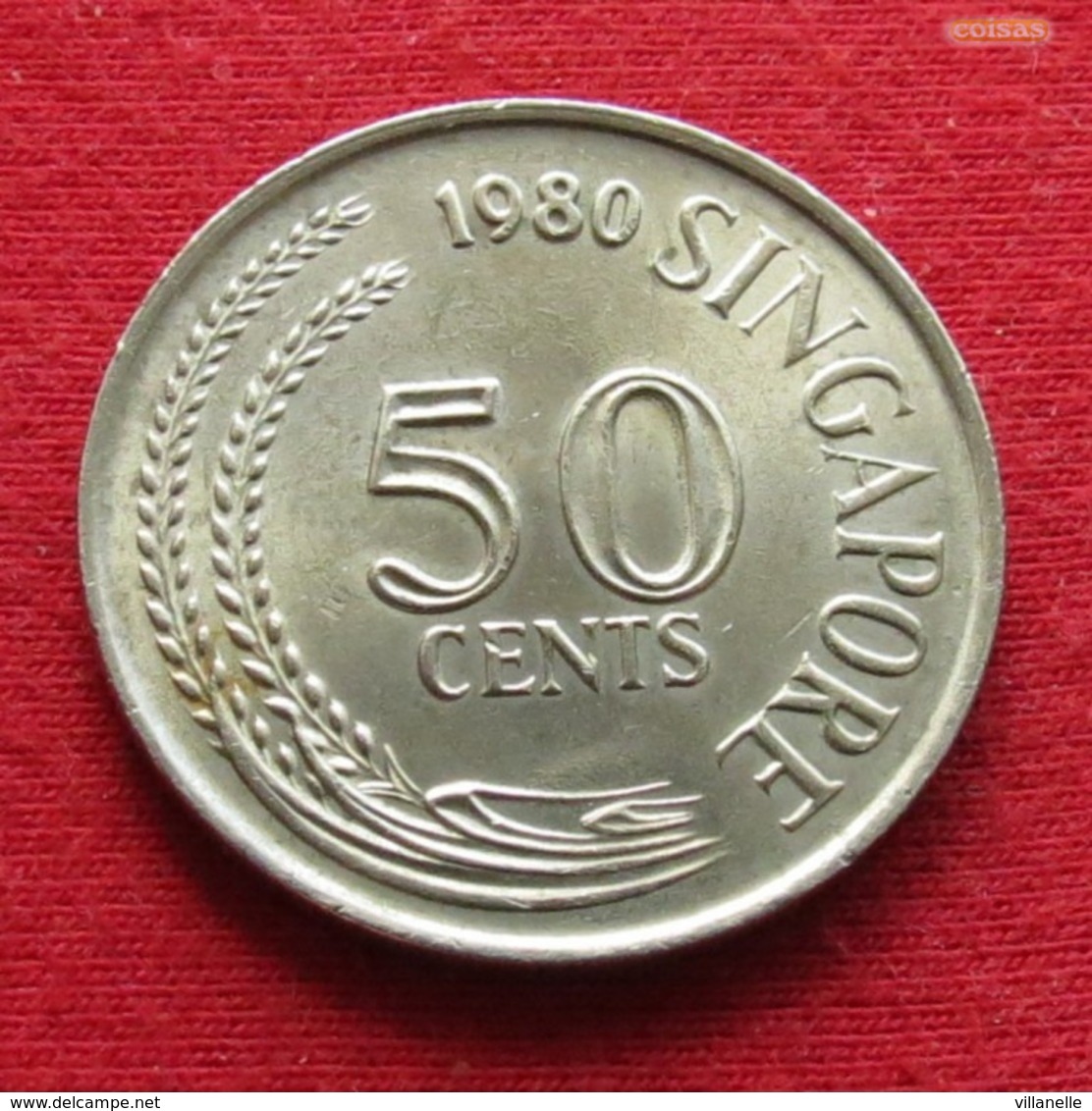 Singapore 50 Cents 1980 KM# 5 Singapura Singapur Singapour - Singapore