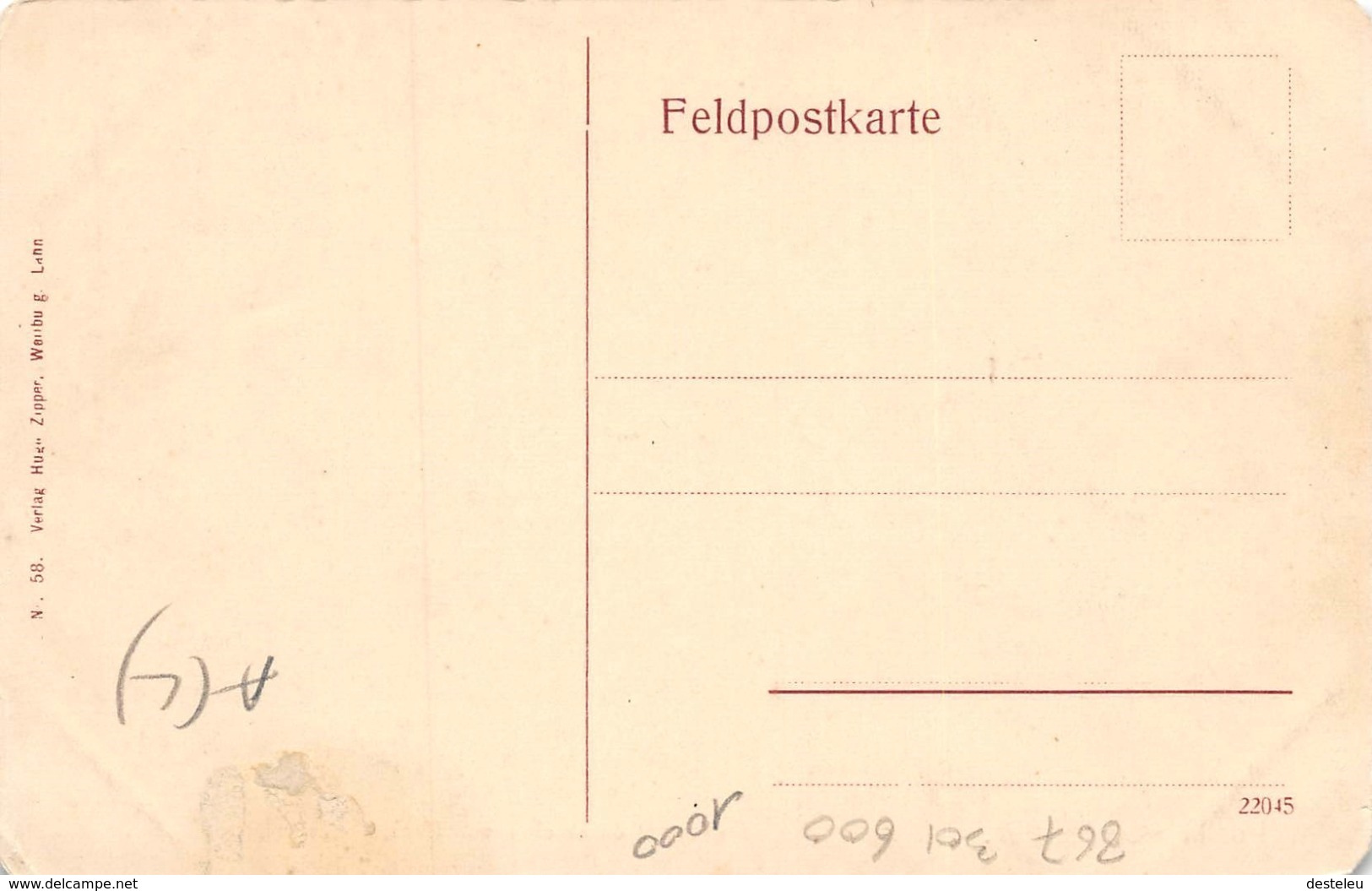 Zerstort Durch Engl. Und Franz. Geschützfeuer -  Langemark-Poelkapelle - Langemark-Poelkapelle