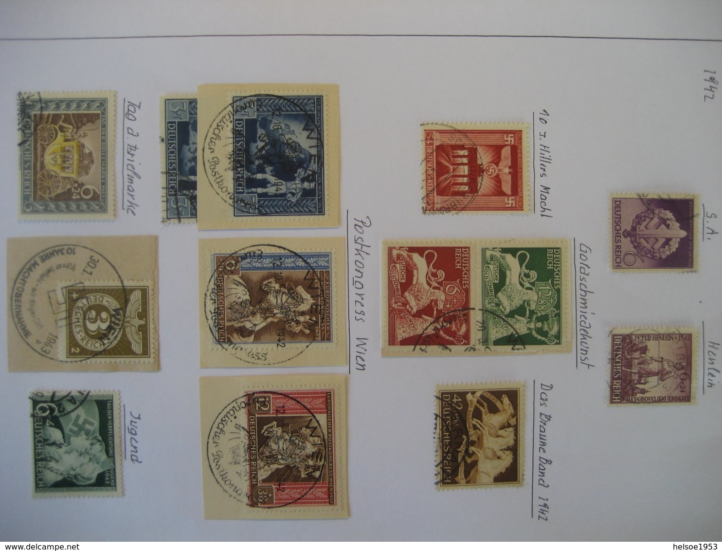 Deutschland/ Deutsches Reich- Marken Und Briefausschnitte Laut Foto - Used Stamps