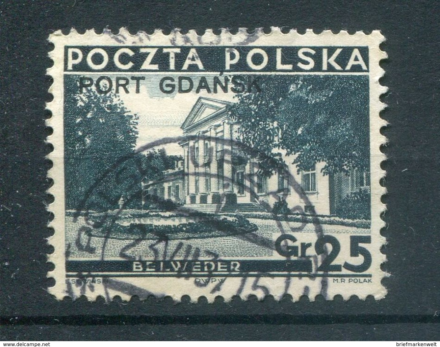 Danzig PORT GDANSK 31I Tadellos Gest. (77239 - Port Gdansk