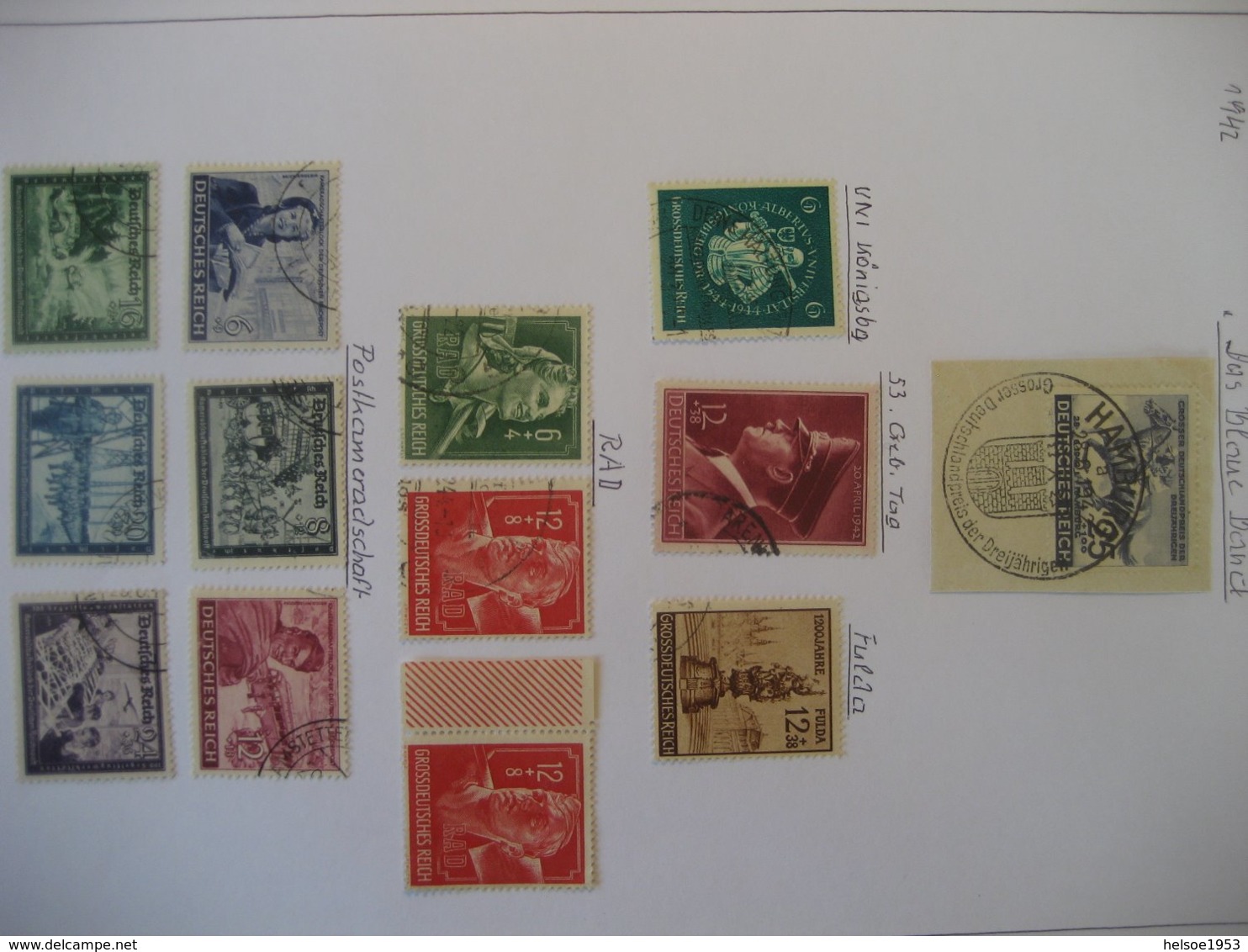 Deutschland/ Deutsches Reich- Marken Und Briefausschnitte Laut Foto - Used Stamps