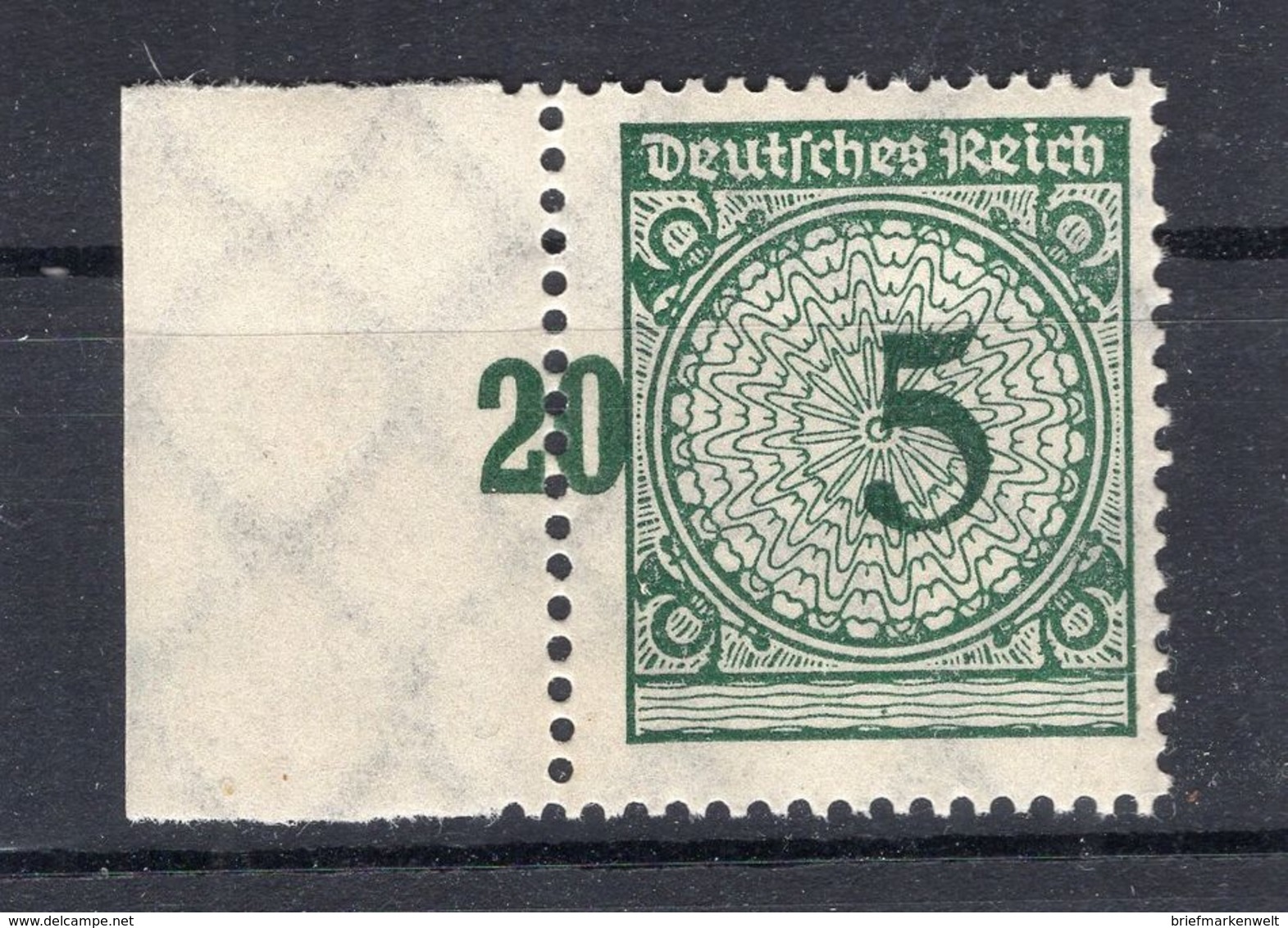 DR-Weimar 339 STARK Verschob.Z�hlzahl**POSTFRISCH (A5817 - Unused Stamps