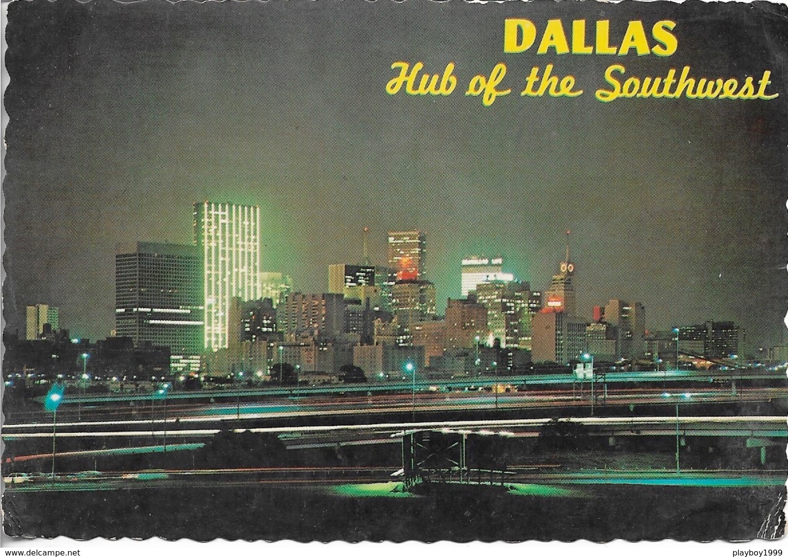 États-Unis - Dallas Hub Of The Southwest - 1 Timbre Philatélique Au Verso, Voir Scan - Cpm - écrite - - Dallas