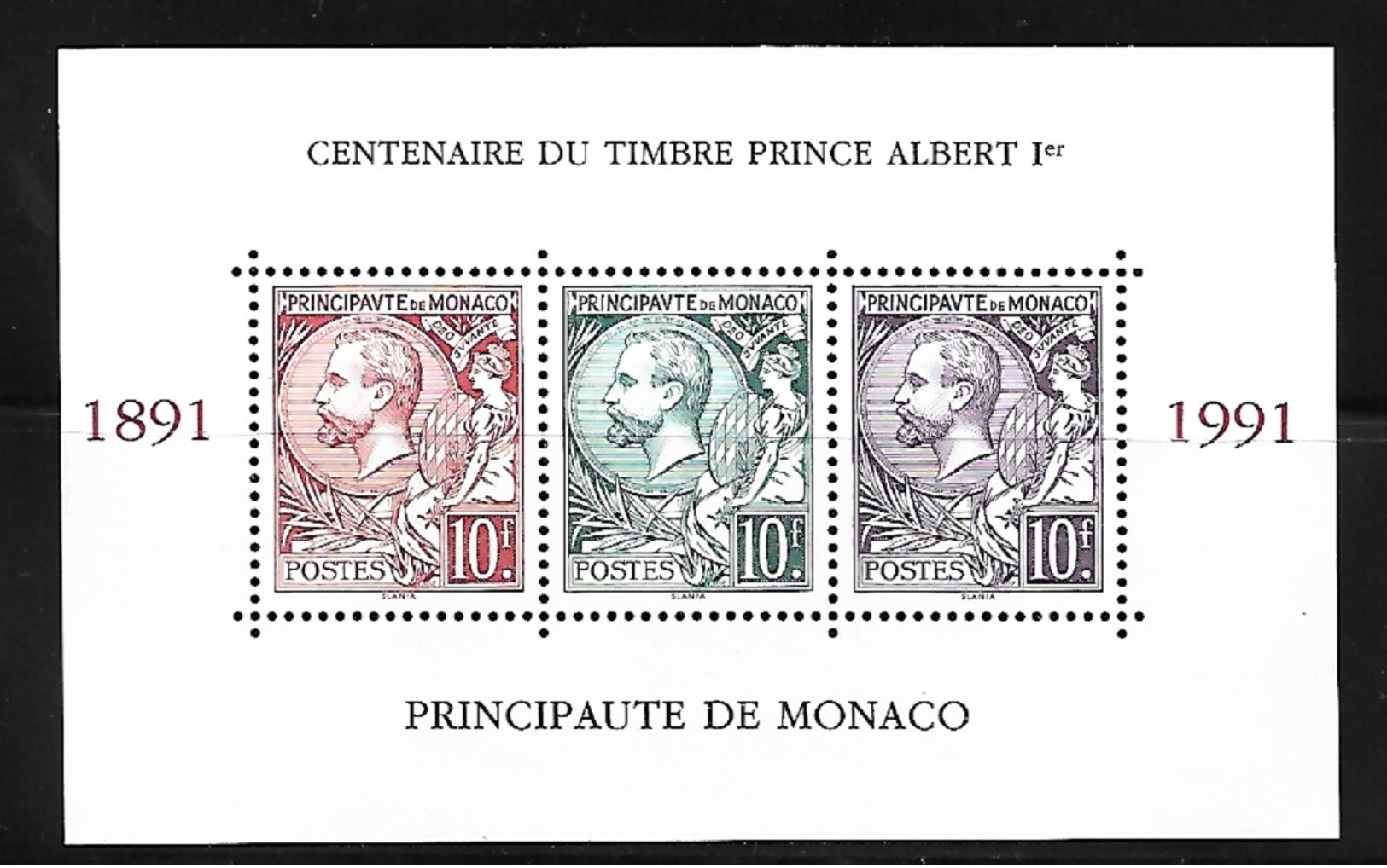 Monaco 1991 Yvert BF 53 Neuf** MNH (AA119) (2) - Blocs