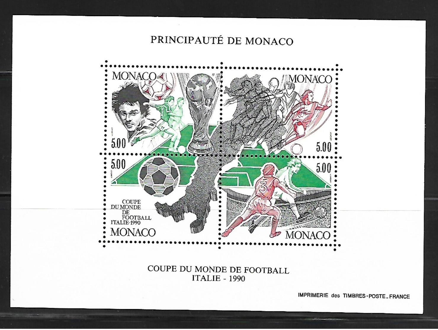 Monaco 1990 Yvert BF 50 Neuf** MNH (AA33 Bis) - Blocs