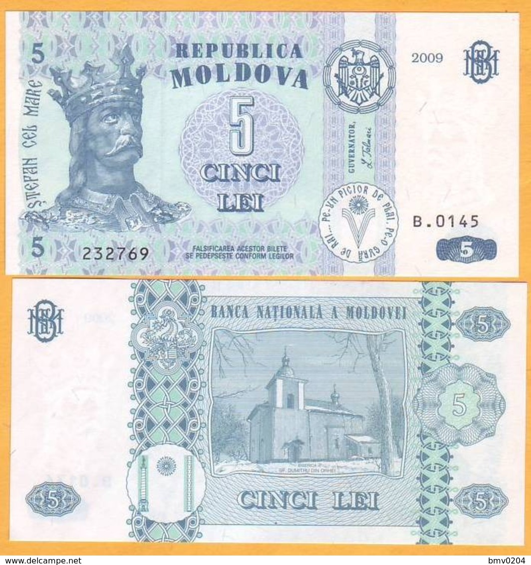 2009 Moldova ; Moldavie ; Moldau    5 LEI   232769 - Moldavië