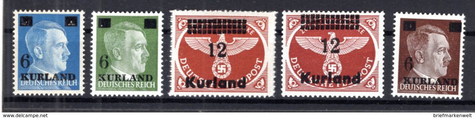 Kurland 1/4A+B LUXUS ** POSTFRISCH (B6926 - Besetzungen 1938-45