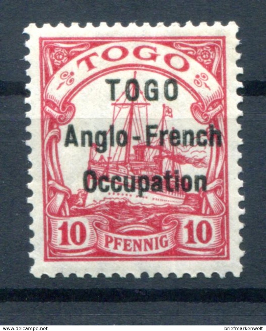 Togo BRITISCH 3I Tadellos * MH BPP 190EUR (H0360 - Togo