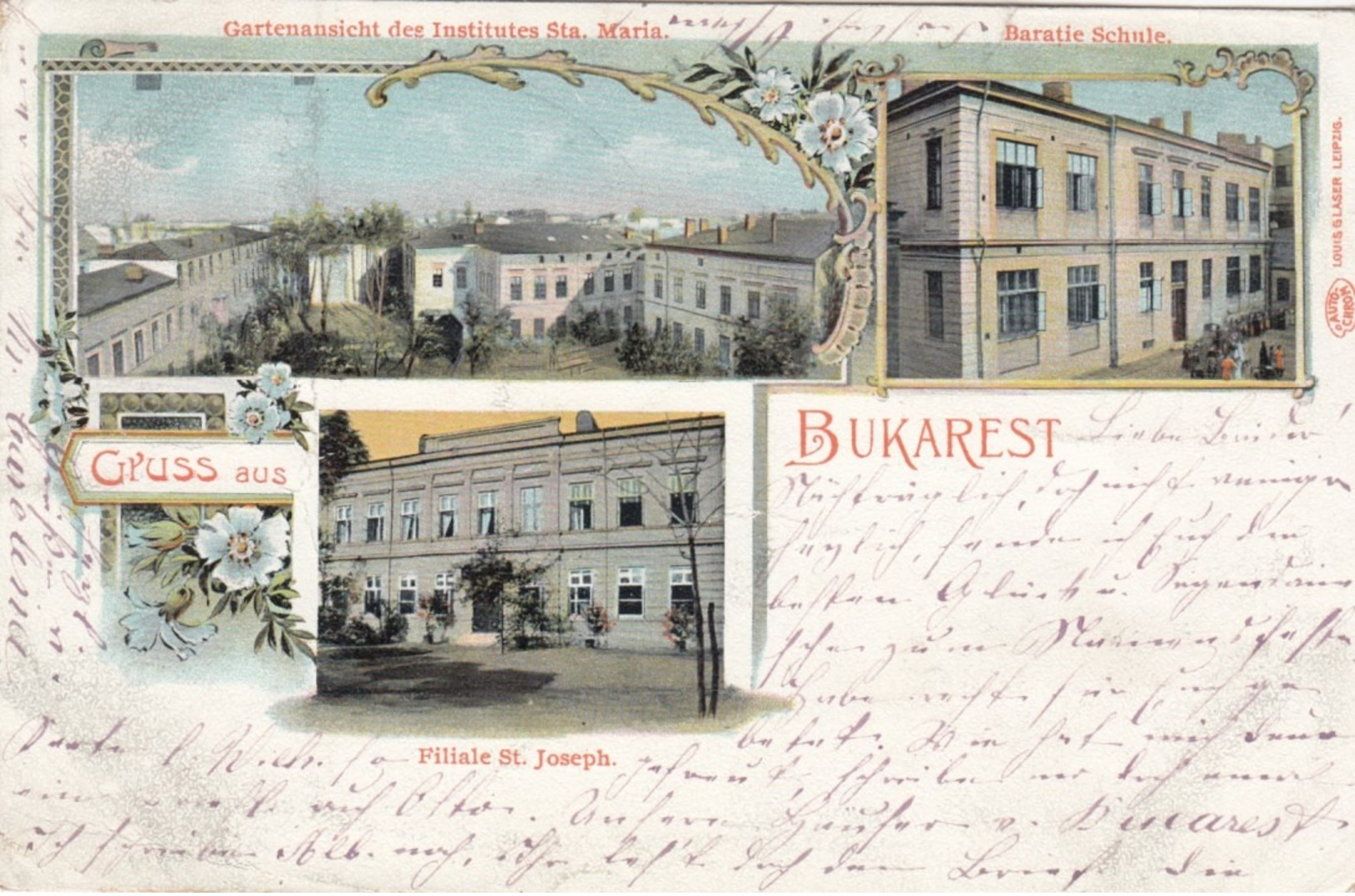 Gruss Aus BUKAREST , Romania , 1898-1907 - Rumänien