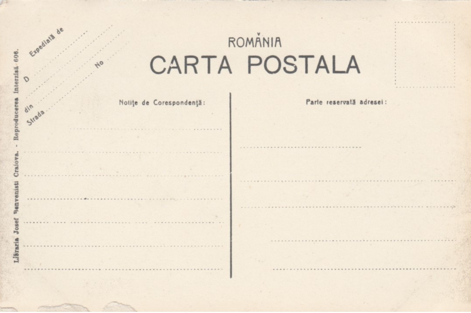 CRAIOVA , Romania , 1900-10s ; Plata Noua - Romania