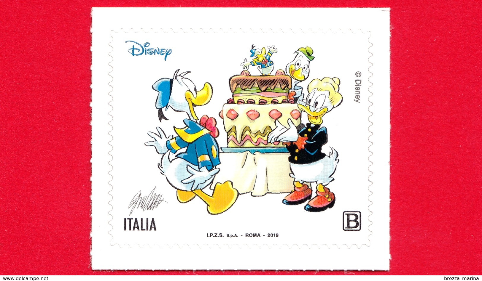 Nuovo - MNH - ITALIA - 2019 - 85 Anni Di Paperino – Fumetto – Disney - Paperino E Nonna Papera - Da BF - B - 2011-20:  Nuovi