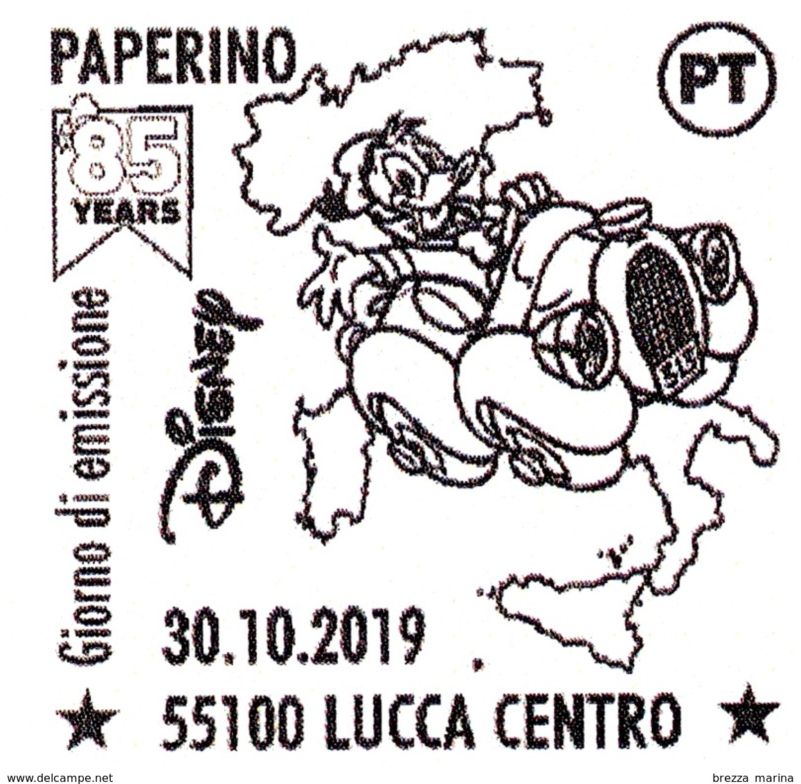 Nuovo - MNH - ITALIA - 2019 - 85 Anni Di Paperino – Fumetto – Disney - Paperino E Nonna Papera - Da BF - B - 2011-20:  Nuovi