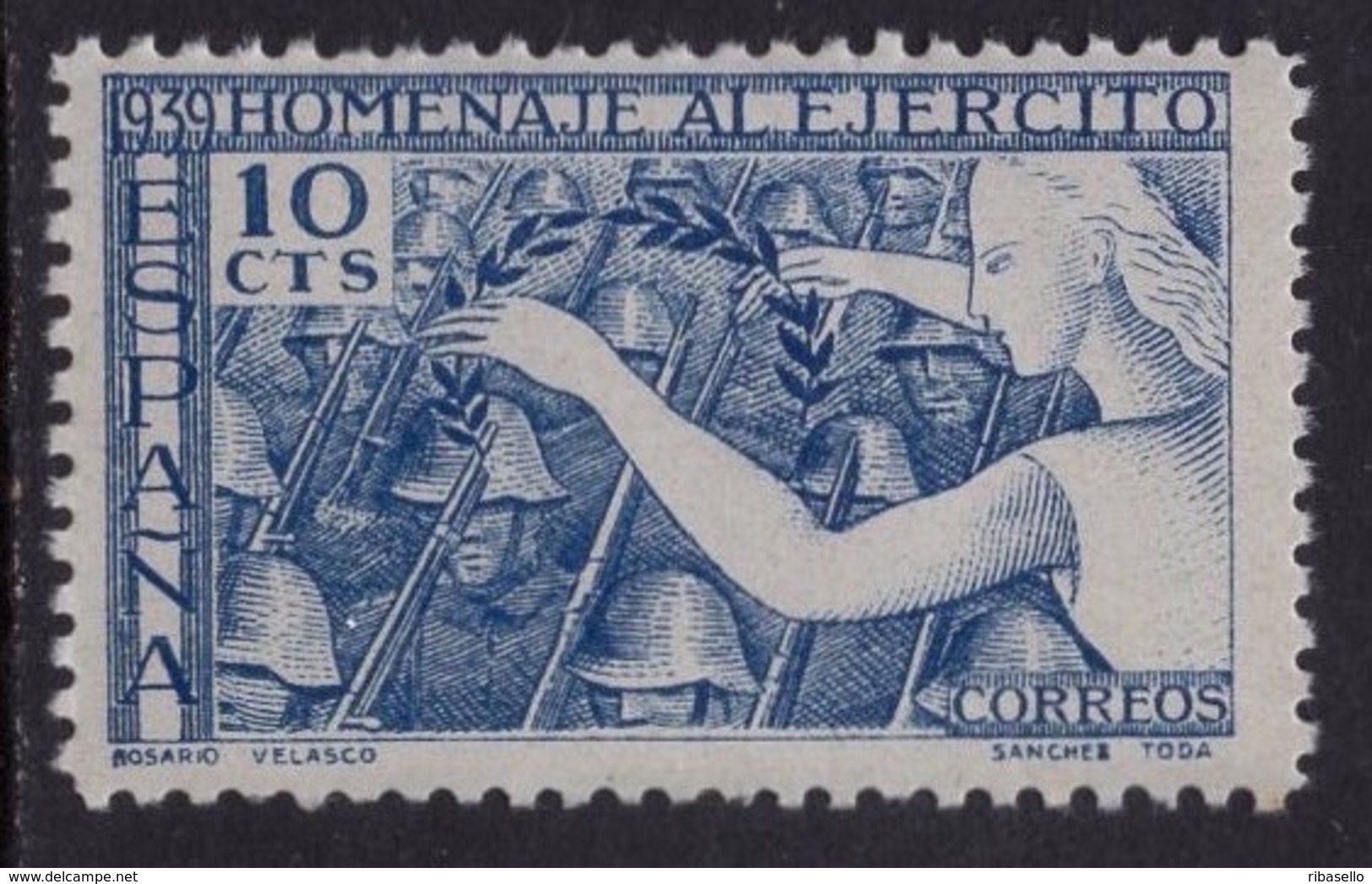 España 1938. Homenaje Al Ejercito. Ed 887. MNH. **. - Nuevos