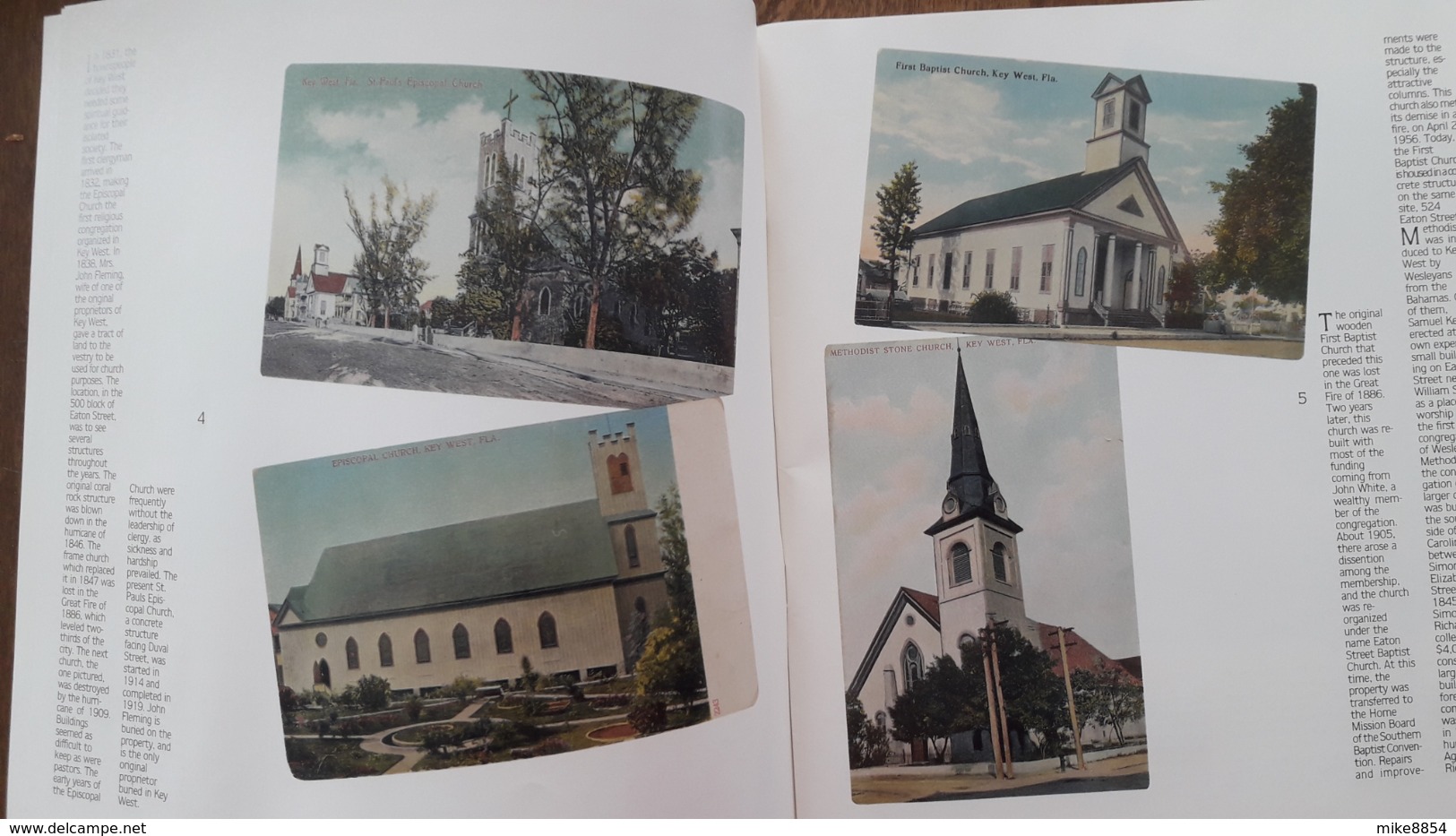 N0029  Postcards  OF OLD KEY WEST  Churches  Hospitals Hotels  Industry  Military  Public Buildings  Residences  Schools - Etats-Unis