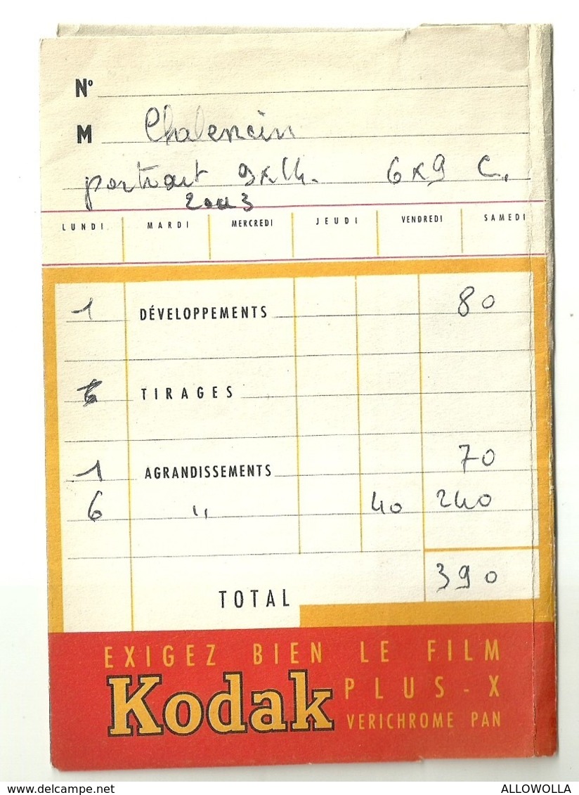 5717 "PORTANEGATIVI FOTOGRAFICI KODAK"R. FEUILLATRE-PARIS - Matériel & Accessoires