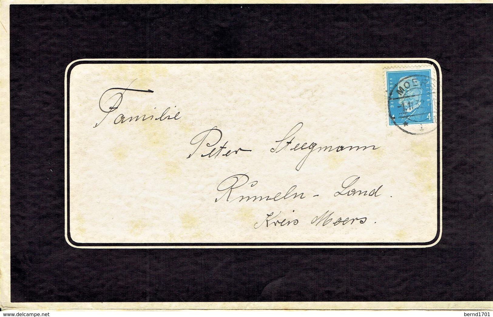 Deutsches Reich - Umschlag Echt Gelaufen / Cover Used (A887) - Briefe U. Dokumente