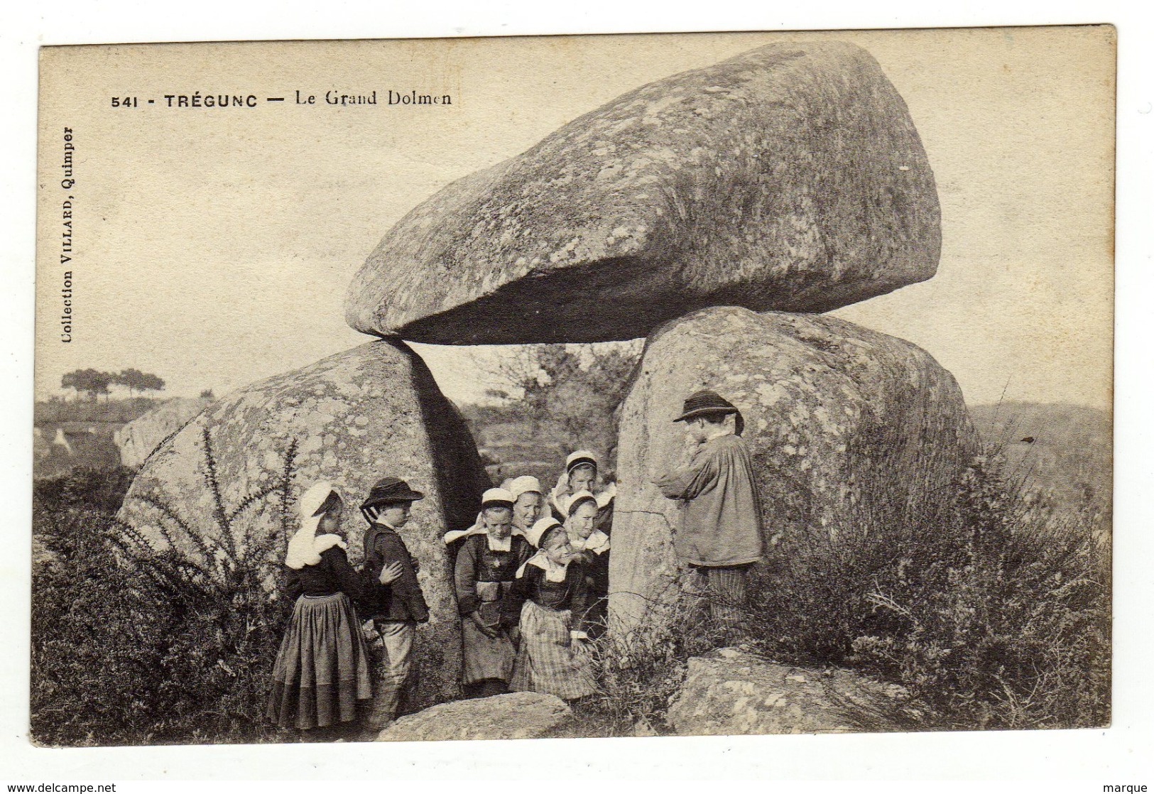 Cpa N° 541 TREGUNC Le Grand Dolmen - Trégunc