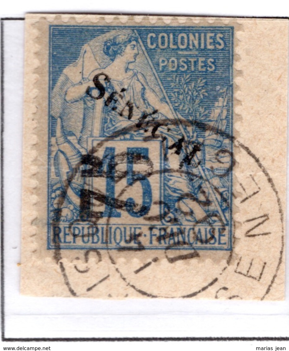 Ex Colonie Française  * Sénégal * Poste 6 Obl Sur Fragment - Oblitérés