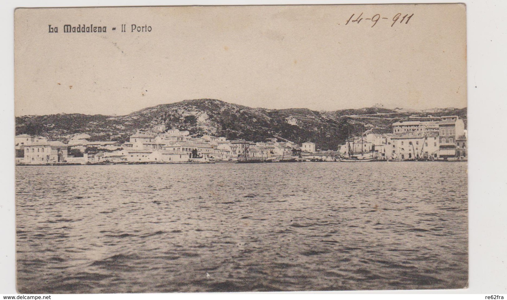 La Maddalena (SS) Il Porto  - F.p. -  Anni '1910 - Sassari