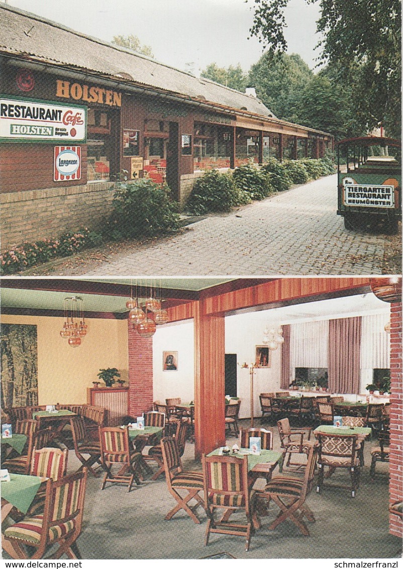 AK Neumünster Tiergarten Restaurant Geerdtsstraße 100 Tierpark Zoo A Gartenstadt Hahnknüll Böcklersiedlung Aalbek - Neumünster