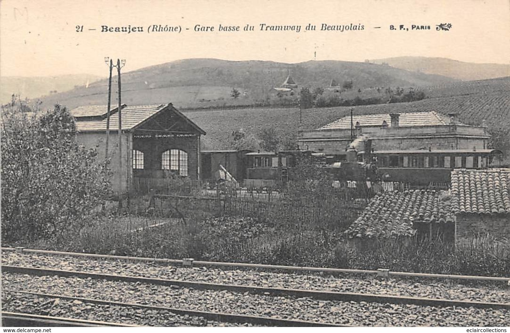 Beaujeu        69        Gare Basse Des Tramways Du Beaujolais            (voir Scan) - Beaujeu